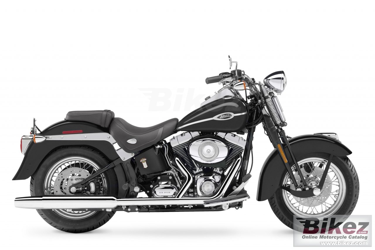 Big Harley-Davidson flstsc softail springer classic picture and wallpaper from Bikez.com